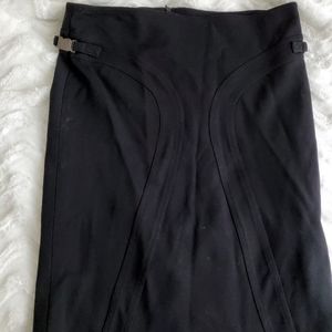 Black pencil skirt